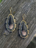 Palm Root Fossil Teardrops
