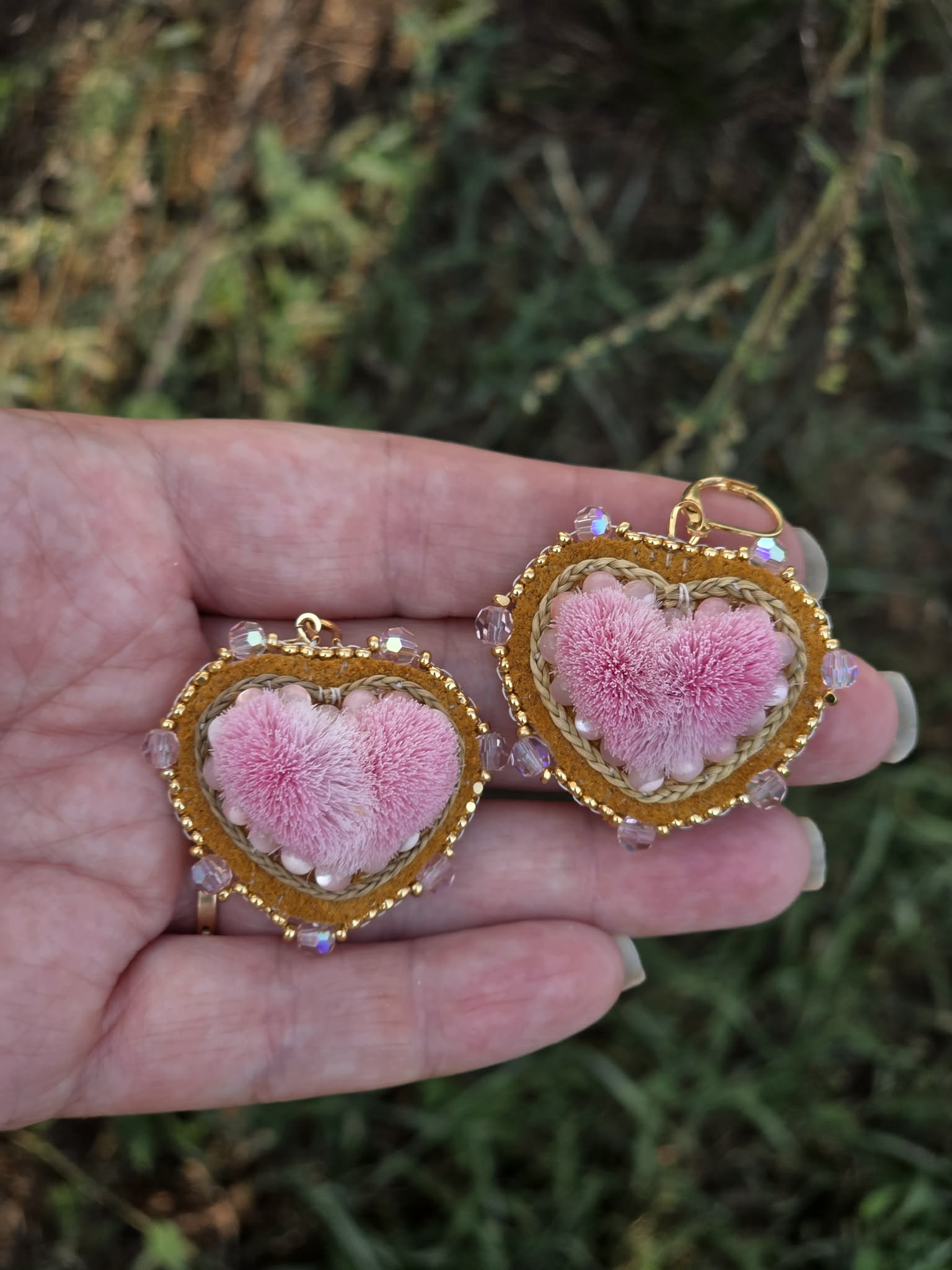 Pink Heart Tufts