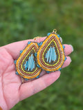 Blue Quill Teardrops